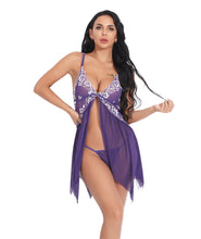 Load image into Gallery viewer, Foreign Trade Supply European and American New Sexy Lingerie Sexy Women's Lace Mesh Sexy Suspender Skirt Home Wear