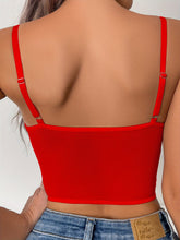 Load image into Gallery viewer, Floral Lace Push Up Cami Coeset, Contrast Mesh Hollow Out Crop Top Bra, Women's Lingerie & Underwear