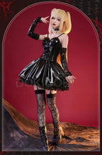 Load image into Gallery viewer, 【Halloween Special Offer 68% OFF】IN STOCK Misa Amanee Cosplay Anime DokiDoki-SR Women Black Leather Dress Halloween Costume