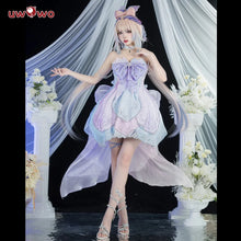 Load image into Gallery viewer, LAST BATCH UWOWO Exclusive Genshin Impact Fanart Kokomi Starlit Jellydream Formal Dress Cosplay Costume Bud Dress With Petticoat