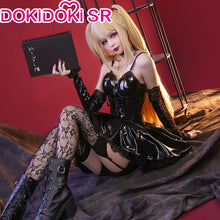 Load image into Gallery viewer, 【Halloween Special Offer 68% OFF】IN STOCK Misa Amanee Cosplay Anime DokiDoki-SR Women Black Leather Dress Halloween Costume