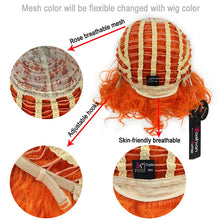 Load image into Gallery viewer, Anime 51 inches 130cm Long Milk Golden Chii Blonde Wig With Cosplay Prop Ears Heat Resistance Synthetic Hair Wigs + A Wig Cap