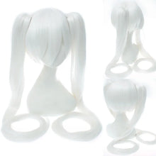 Load image into Gallery viewer, 28 Colors Miku Cosplay Wig Long Heat Resistant Synthetic Hair Clip Ponytails Wigs