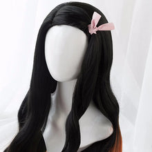 Load image into Gallery viewer, Kamado Nezuko Wig Nezuko Cosplay 95cm Gradient Long Hair Accessories Heat Resistant Synthetic Wig