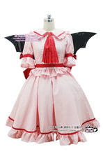 Load image into Gallery viewer, Touhou Remilia Scarlet Delux Cosplay Costume with wing