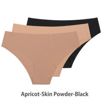 Load image into Gallery viewer, 3 Pcs Set Seamless Panties for Women Breathable Low Waist Sexy Underwear Solid Silk Briefs Invisible Seamless Panties Woman