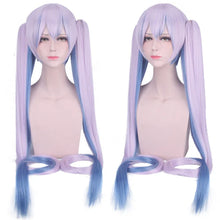 Load image into Gallery viewer, 28 Colors Miku Cosplay Wig Long Heat Resistant Synthetic Hair Clip Ponytails Wigs