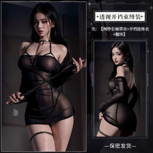 Load image into Gallery viewer, Sexy lingerie sexy non-take-off pajamas 2024 new passion uniform bed temptation dating robe plus size clothes