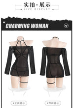 Load image into Gallery viewer, Sexy lingerie sexy non-take-off pajamas 2024 new passion uniform bed temptation dating robe plus size clothes
