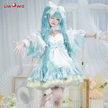 Load image into Gallery viewer, IN STOCK UWOWO Mikku Cosplay Costume Rakutenn Collabb Happy 16th Anniversary Birthday Cosplay Women Costume Dress Outfits