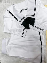 Load image into Gallery viewer, Muko Aoi MIYUKI Anime You and ME and Her: A Love Story Cosplay Costume Girl Shirt Skirt Sweater JK School Uniform Halloween Set