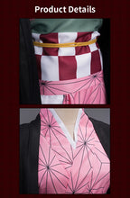 Load image into Gallery viewer, UWOWO Nezuko Cosplay Costume New Design Kamadoo Nezuko Haori Coat Uniform Shirt Pants Belt Halloween Costumes