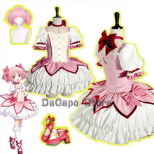 Load image into Gallery viewer, Madoka Kaname Cosplay Costume Wig Puella Magi Madoka Magica Pink Lolilta Cute Dress Madoka Choker Shoes Anime Cosplay Outfits