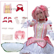 Load image into Gallery viewer, Cosplay Anime Kaname Madoka Cosplay Costume Magica Kaname Dress Wig Kaname Madoka Party Dress Outfits