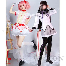 Load image into Gallery viewer, Anime Magical Girl Puella Magi Madoka Magica Cosplay Costumes Akemi Homura Kaname Halloween Costumes for Women Lolita Dress