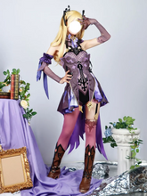 Load image into Gallery viewer, Anime Game Genshin Impact Fischl Cosplay Costume Purple Uniform Dress Dress Costume Halloween Carnival Party Carnival Set