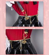 Load image into Gallery viewer, UWOWO Abyss Cosplay Needy Women Overdose Cosplay XS-3XL Black Leather Skirt Shirt Halloween Costumes Outfit Anime JK Uniform