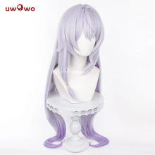 Load image into Gallery viewer, UWOWO Honkai Star Rail Black Swan Cosplay Wig 90cm Long hair Silver Purple Hair