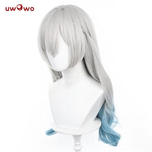 Load image into Gallery viewer, UWOWO Honkai Star Rail Firefly Cosplay Wig Long hair Grey Blue 60CM Hair Wig