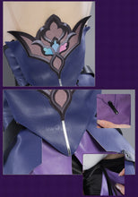 Load image into Gallery viewer, IN STOCK UWOWO Honkai Star Rail Black Swan Cosplay Costume Purple Dress Halloween costume