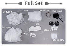 Load image into Gallery viewer, IN STOCK UWOWO Nierr: Automataa Yorhaa 2B Cosplay Costume White Wedding Dress Bride Halloween Costume Outdoor Dress For Women
