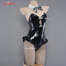 Load image into Gallery viewer, IN STOCK UWOWO Mikku Bunny Cosplay with Headband Black Mikku Cosplay Costume Bodysuit Canival Halloween Outfits