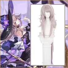 Load image into Gallery viewer, UWOWO Herta Wig Game Honkai: Star Rail Cosplay Herta Cosplay Wig Long Gray-Pink Long Hair Heat Resistant