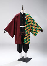 Load image into Gallery viewer, SBluuCosplay Tomiokaa Giyuu Cosplay Costume Haori Embroidery SR Quality TR Material