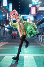 Load image into Gallery viewer, Game Cosplay Costume Green Coat Cute Clothes Women Outfits Daily Suits Holiday Clothing Halloween Coats Carnival Party Dress Up