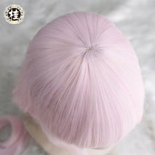 Load image into Gallery viewer, UWOWO Vanilla Cosplay Wig 80cm Long Twin-tail Light Pink Chocolaa/Vanillaa Long Wig Heat Resistant Halloween