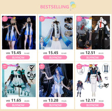 Load image into Gallery viewer, CoserStar-R Game Wuthering Waves WuWa Ciaccona Cosplay Costume Outfit Dress Carnival Halloween Party Role Play Wig Shoes