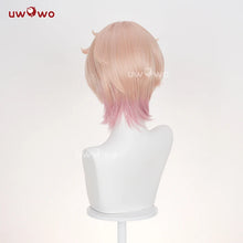 Load image into Gallery viewer, UWOWO Dahlia Wig Game Genshin impact Dahlia Cosplay Wig Short Pink Hair Halloween Wig