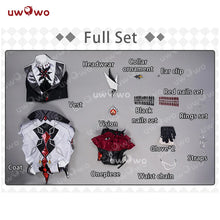 Load image into Gallery viewer, LAST BATCH UWOWO Exclusive Genshin Impact arlecchino Cosplay Costume Game Outfit Halloween Costumes