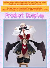 Load image into Gallery viewer, IN STOCK UWOWO Ame Cosplay Game Needyy Streamerr Overloadd Ame-Chan Magical Girl Fanart Cosplay Costume Halloween Costume