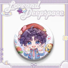 Load image into Gallery viewer, Game Love And Deepspace Crow Snowman Qinche Sylus Xavier Zayne Rafayel Cosplay Costumes SPTE Tin Plated Pin Badge Pendant Prop