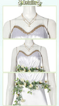 Load image into Gallery viewer, UWOWO Aerithh Cosplay Collab Series: 7 Rebirthh FF-7 Aerithh White Gown Cosplay Costume Woman Dress
