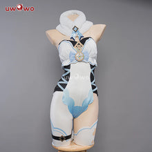 Load image into Gallery viewer, LAST BATCH UWOWO Genshin Impact Traveler Lumine Cosplay Costume Douji Bunny Suit Canon Aether&Lumine Cos Outfit Halloween Cos
