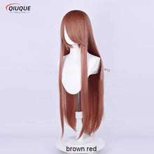 Load image into Gallery viewer, 73 Colors 100cm Long Straight Cosplay Wig Anime Compatible Universal Omopinenet Heat Resistant Synthetic Hair Wigs + Wig Cap