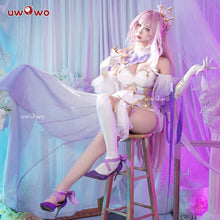 Load image into Gallery viewer, IN STOCK UWOWO Elysia Cosplay Game Honkai Impact 3: Elysia Bride Fanart Cosplay Costume With Headwear Halloween Costume