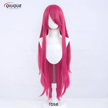 Load image into Gallery viewer, 73 Colors 100cm Long Straight Cosplay Wig Anime Compatible Universal Omopinenet Heat Resistant Synthetic Hair Wigs + Wig Cap
