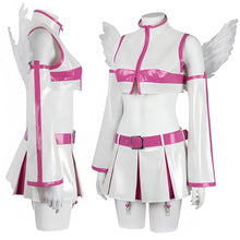 Load image into Gallery viewer, Anime 2.5 Dimensional Seduction Lilysa Amano Liliel Cosplay Costume Wig Wing Stockings Skirt Set Leather White Uniform Girls
