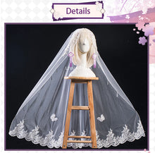 Load image into Gallery viewer, IN STOCK UWOWO Musashii Cosplay Game Azur Lanee Musashii Oath Dress 'Purest Wisteria' Bride Cosplay Costume Halloween Costume