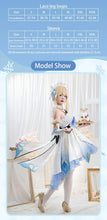 Load image into Gallery viewer, Genshin Impact Game Lumine Cosplay Costumes Halloween Carnival Party Clothes for Women Girls Cute Dress Suit Wig Full Sets