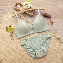 Load image into Gallery viewer, Women Seamless Bra Set Bra Top and Pantys Brassiere Fitness Underwear Lingerie Wireless Push Up Sexy Tank Top Briefs for Girls