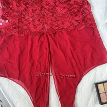Load image into Gallery viewer, Sexy Lingerie Lace Transparent Lingerie Set Bodysuit For Women Hollow Out Underwear Lace Up Teddy Erotic Lingerie Babydoll