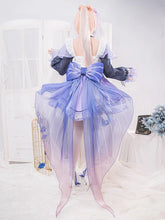 Load image into Gallery viewer, 【Wetrose】In Stock Kokomi Maid Cosplay Costume Genshin Impact Artist's Exclusive Fanart Sangonomiya Dress Set Wig Halloween Xmas