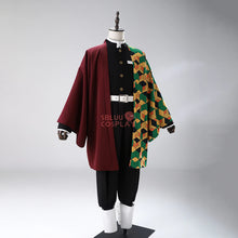 Load image into Gallery viewer, SBluuCosplay Tomiokaa Giyuu Cosplay Costume Haori Embroidery SR Quality TR Material