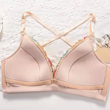 Load image into Gallery viewer, Sexy Embroidery Lingerie Lace Floral Women Underwear Bones Push Up Bra Romantic Girl Bras And Panties Set Female Beautiful Sets