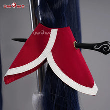 Load image into Gallery viewer, IN STOCK UWOWO Ahri Cosplay Wig Game League of Legends/LOL: Ahri Wig Champion Cosplay Wigs Ahri Hair Dark Blue 100cm Long Wig