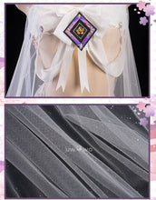 Load image into Gallery viewer, IN STOCK UWOWO Musashii Cosplay Game Azur Lanee Musashii Oath Dress 'Purest Wisteria' Bride Cosplay Costume Halloween Costume